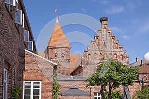 Houses in Ribe town, Denmark