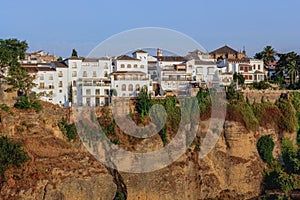 Houses in Ronda, town in Andalusia, Spain