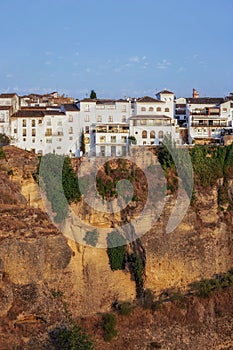 Houses in Ronda, town in Andalusia, Spain
