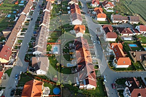 Houses in row