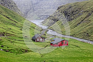 Houses in saksun