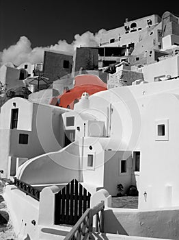 Houses in Santorini