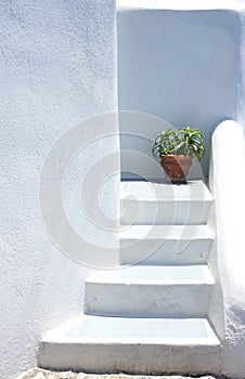 Houses of Santorini in details