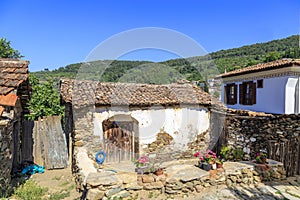 Houses in Sirince village in Izmir, Turkey