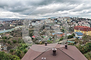 Houses in Sochi. Russia photo