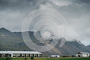 Houses at South Iceland. nature landscape
