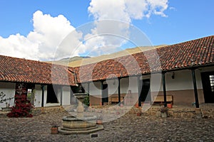 Houses and street, Villa De Leyva, Colombia