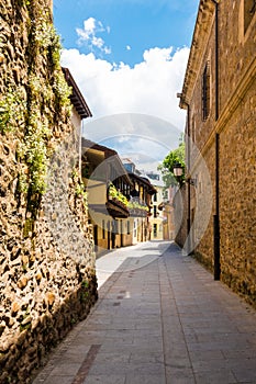 Houses and streets of Ponferrada