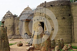 Houses of the tamberma in togo - unesco world heritage