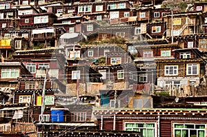 Houses of Tibetan monks