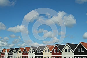 Houses in a village in Denmark