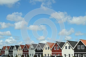 Houses in a village in Denmark