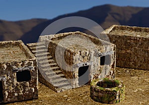 Houses and villages typical of the biblical times of Israel, Jerusalem, Nazareth, Galilee, and cities of Asia Minor. 3D