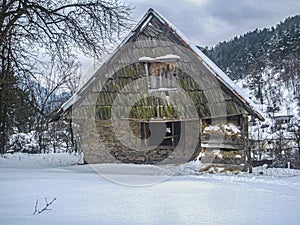 Houses after the war in Bosnia and Herzegovina