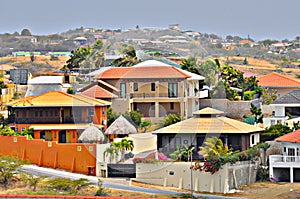 Houses in Willemstad, Curacao photo