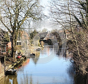 Houses in Winsum.Netherlands