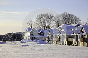 Houses in Winter