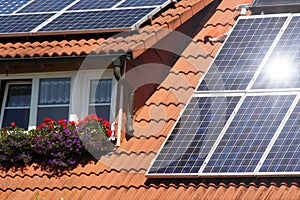 Housetop with solar