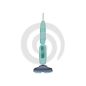 housework electric mop cartoon vector illustration