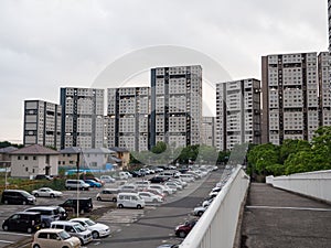 Housing complex in Japan