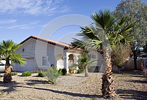 Housing Desert Landscape