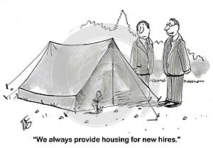 The Housing For New Hires is Bad