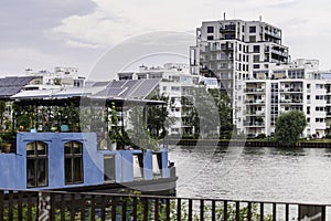 Housing from the Spree River in Berlin photo