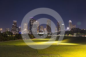 Houston from buffalo bayou park