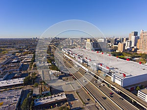 Houston city aerial view, Houston, Texas, USA