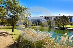 Houston Discovery green park in downtown