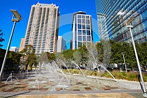 Houston Discovery green park in downtown