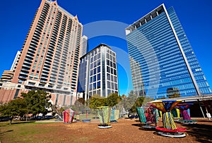 Houston Discovery green park in downtown