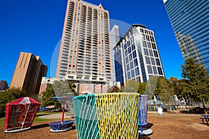 Houston Discovery green park in downtown