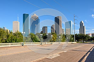 Houston downtown skyscrapers, Texas, USA