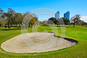 Houston golf course in Hermann park