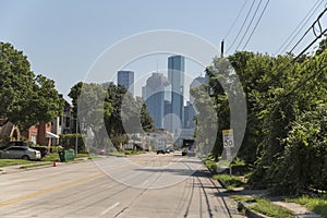 Houston from montrose at afternoon