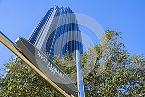 Houston Sign Cityscape