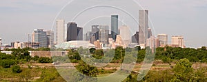 Houston Skyline South Texas Big City Downtown Panoramic