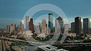 Houston , Texas. Downtown Houston September 1st, 2022.