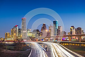 Houston, Texas, USA downtown skyline photo