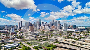 Houston, Texas, USA Drone Skyline Aerial photo