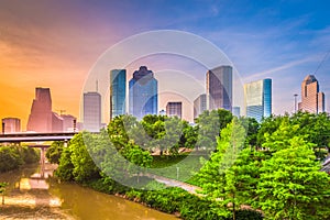 Houston, Texas, USA Skyline