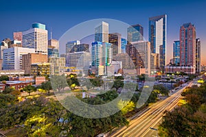 Houston, Texas, USA Skyline