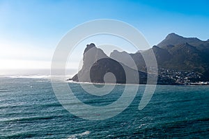 Hout Bay Beach and Mountain in Cape Town