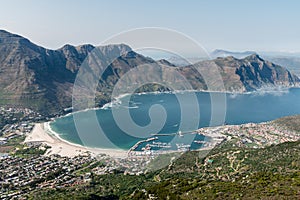 Hout Bay Cape Town, South Africa aerial view