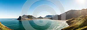 Hout Bay, Cape Town in South Africa panoramic view