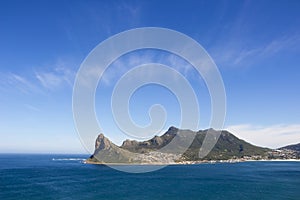 Hout Bay with a few clouds