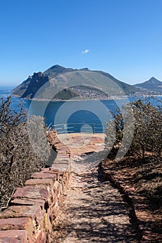 Hout Bay, photographed from Chapmans Peak Drive, Cape Town, South Africa.