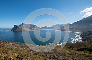 Hout Bay, photographed from Chapmans Peak Drive, Cape Town, South Africa.