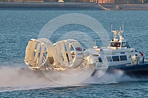 Hovercraft closeup on the Solent